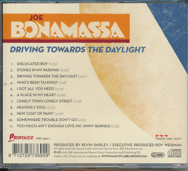 Joe Bonamassa - Driving Towards The Daylight (CD, Album)