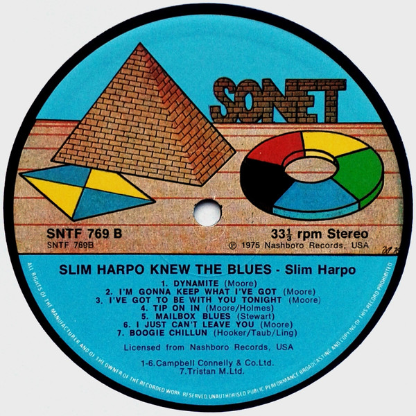 Slim Harpo - He Knew The Blues (LP, Comp)