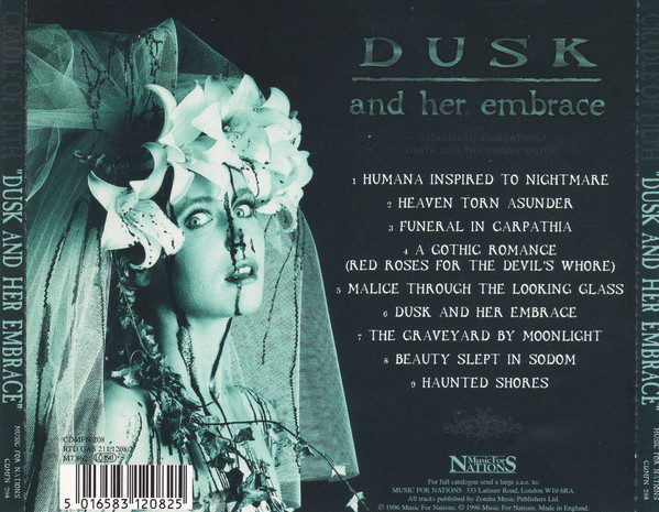 Cradle Of Filth - Dusk And Her Embrace (CD, Album)