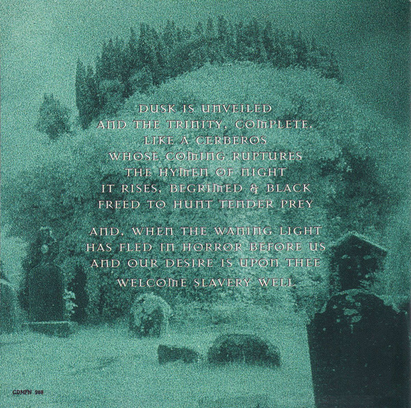 Cradle Of Filth - Dusk And Her Embrace (CD, Album)