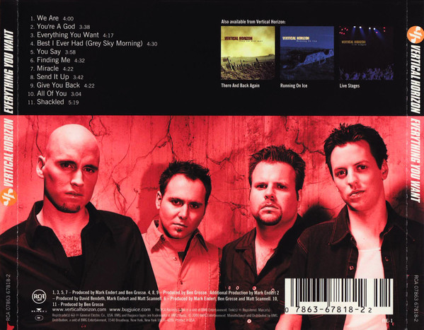 Vertical Horizon - Everything You Want (CD, Album, RE, JVC)