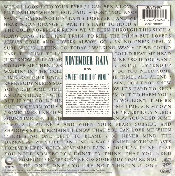 Guns N' Roses - November Rain (7