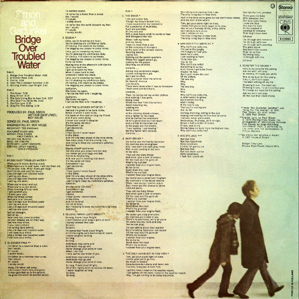 Simon And Garfunkel* - Bridge Over Troubled Water (LP, Album)