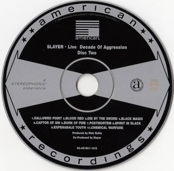 Slayer - Decade Of Aggression Live (2xCD, Album, RE)