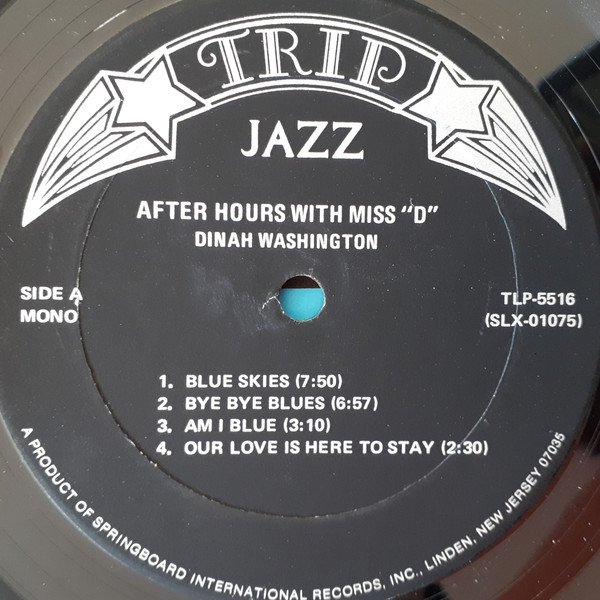 Dinah Washington - After Hours With Miss 