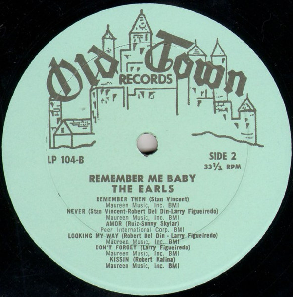 The Earls - Remember Me Baby (LP, Album)