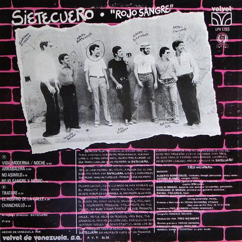 Sietecuero - Rojo Sangre (LP, Album)
