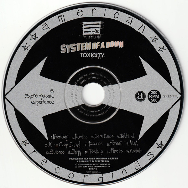 System Of A Down - Toxicity (CD, Album)