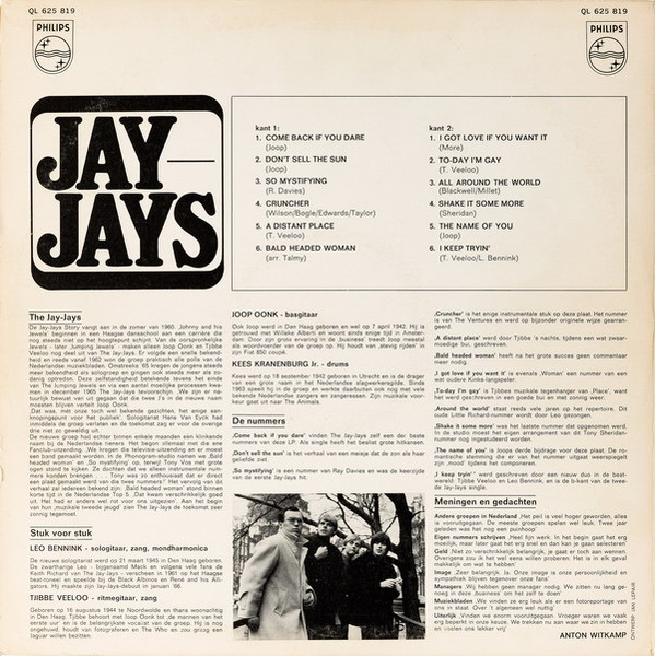 Jay-Jays - Jay-Jays (LP, Mono)