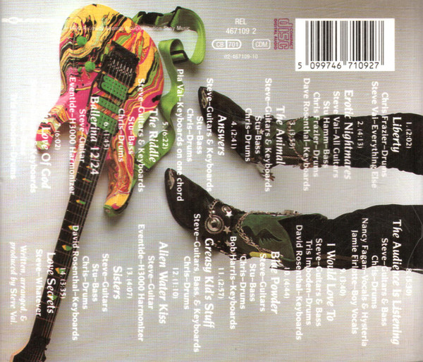 Steve Vai - Passion And Warfare (CD, Album, RE)