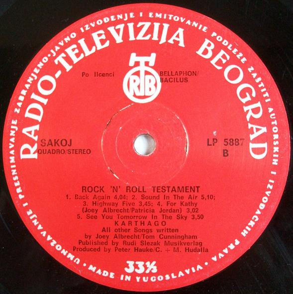 Karthago - Rock 'N' Roll Testament (LP, Album, Quad)