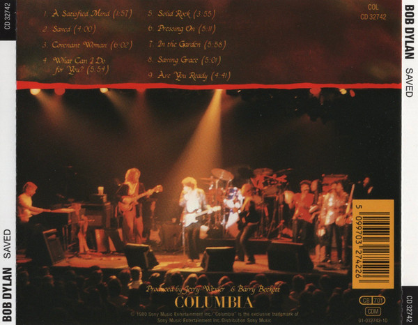 Bob Dylan - Saved (CD, Album, RE)