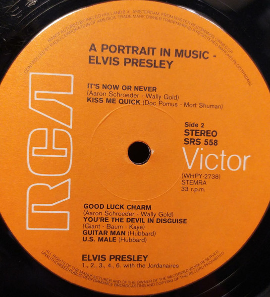 Elvis Presley - A Portrait In Music (LP, Comp)