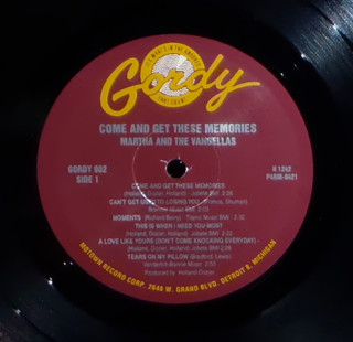 Martha And The Vandellas* - Come And Get These Memories (LP, Album, Mono, RE)