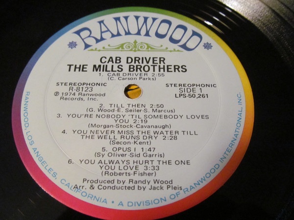 The Mills Brothers - Cab Driver (LP, Album)