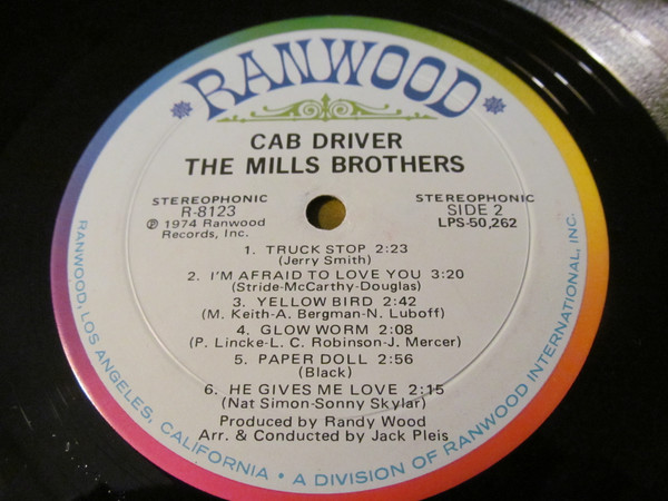 The Mills Brothers - Cab Driver (LP, Album)