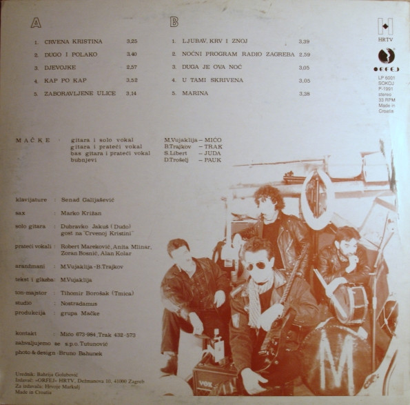 Mačke - Dugo I Polako (LP, Album)