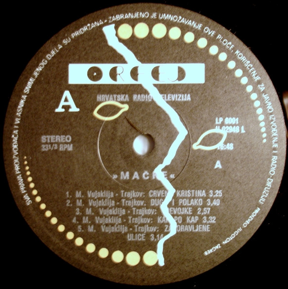 Mačke - Dugo I Polako (LP, Album)