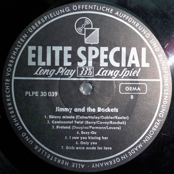Jimmy And The Rackets* - Jimmy And The Rackets (LP, Album)