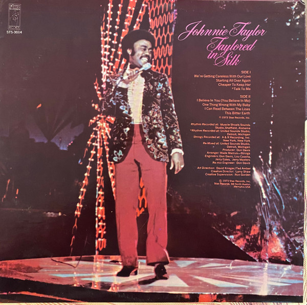Johnnie Taylor - Taylored In Silk (LP, Album, Son)