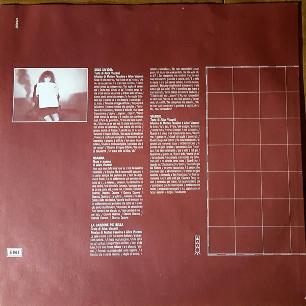 Alice (4) - Falsi Allarmi (LP, Album)