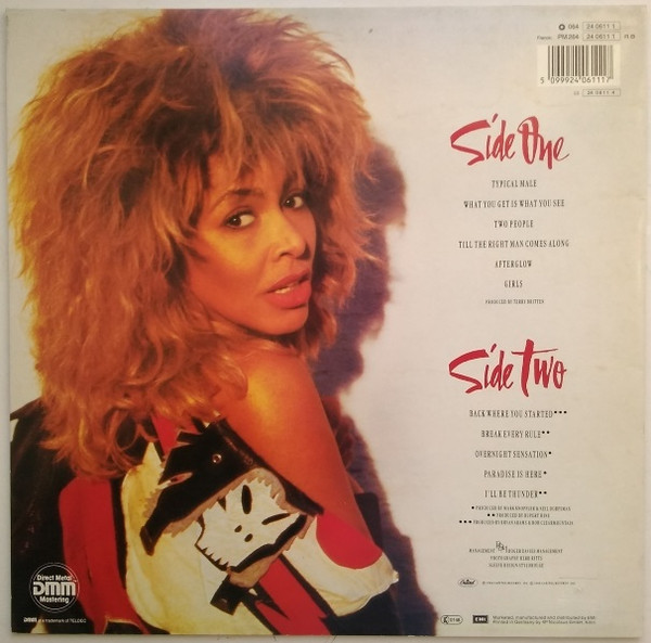 Tina Turner - Break Every Rule (LP, Album)