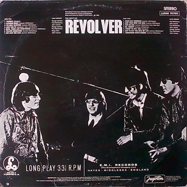 The Beatles - Revolver (LP, Album, RE)