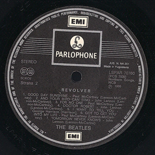 The Beatles - Revolver (LP, Album, RE)