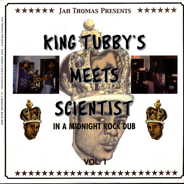 Jah Thomas Presents King Tubby & Scientist - In A Midnight Rock Dub Vol. 1 (LP, Album, RE)