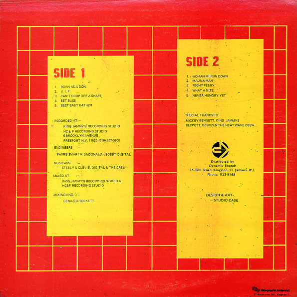 Shabba Ranks - Best Baby Father (LP, Album)