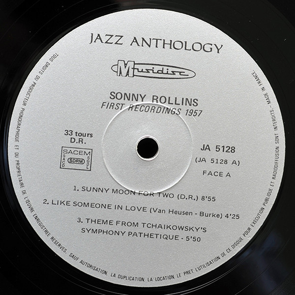 Sonny Rollins Guest Artist : Thad Jones - First Recordings 1957 (LP, Comp, Mono, RE)