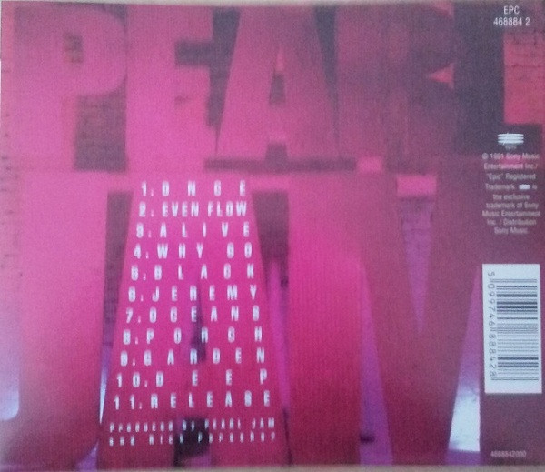 Pearl Jam - Ten (CD, Album, Bla)