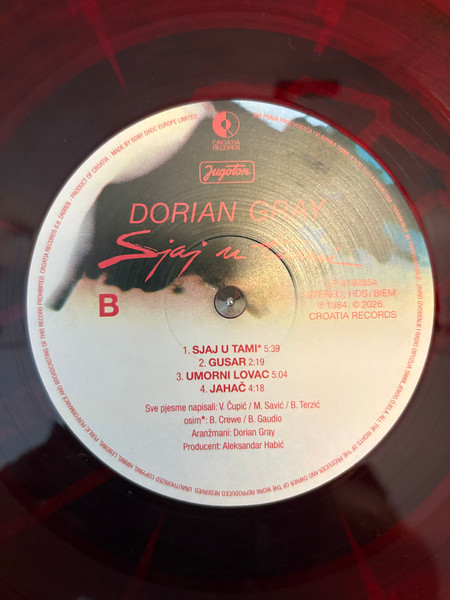 Dorian Gray (5) - Sjaj U Tami (LP, Album, RE, 180)