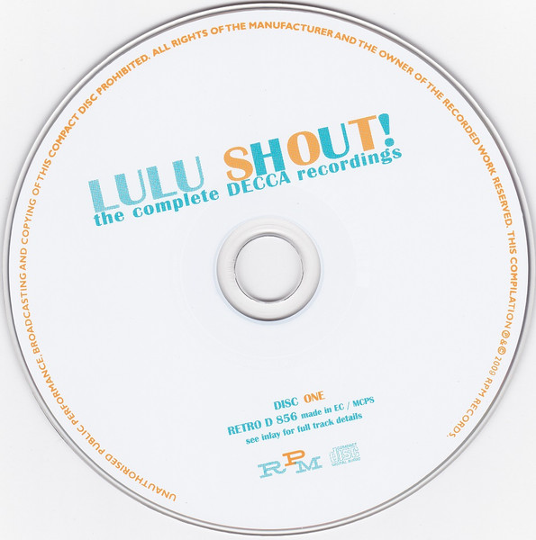 Lulu - Shout! The Complete Decca Recordings (2xCD, Comp)