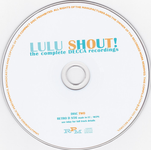 Lulu - Shout! The Complete Decca Recordings (2xCD, Comp)