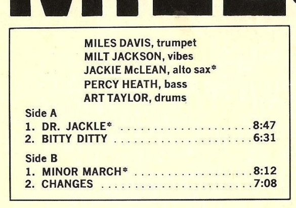 Miles Davis - Odyssey! (LP, Album, RE)