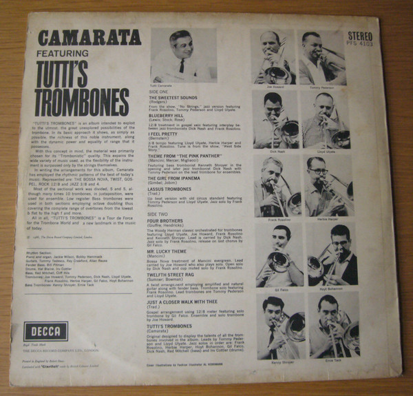Camarata* Featuring Tutti's Trombones - Camarata Featuring Tutti's Trombones (LP)