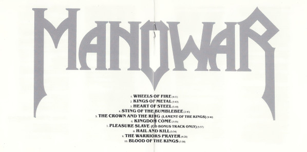 Manowar - Kings Of Metal (CD, Album, RE, RP)