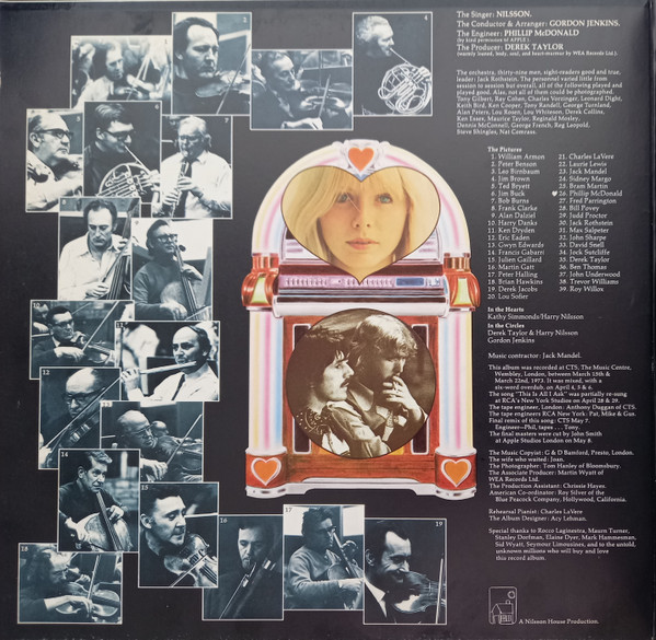 Nilsson* - A Little Touch Of Schmilsson In The Night (LP, Album, Gat)