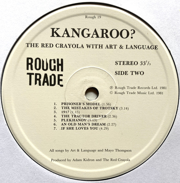 The Red Crayola* With Art & Language - Kangaroo? (LP, Album)