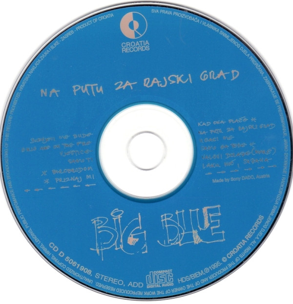 Big Blue (4) - Na Putu Za Rajski Grad (CD)