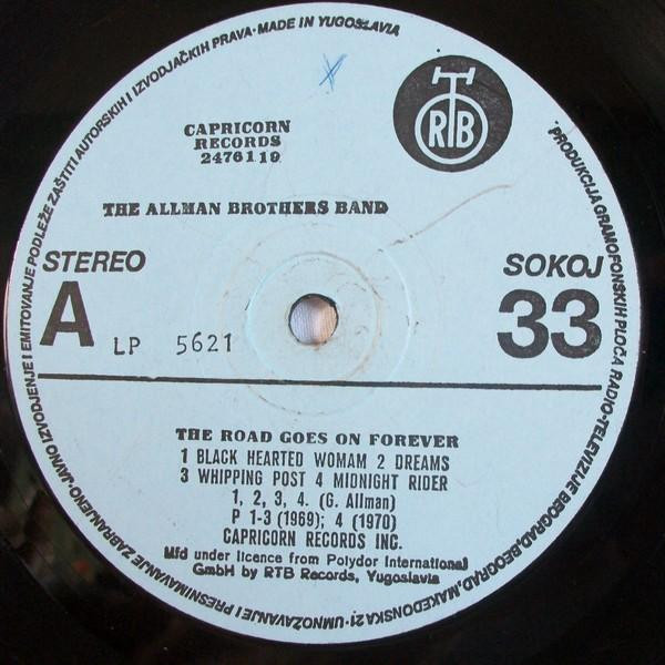 The Allman Brothers Band - The Road Goes On Forever (2xLP, Comp, RP)