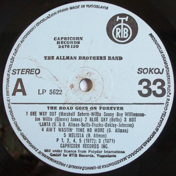 The Allman Brothers Band - The Road Goes On Forever (2xLP, Comp, RP)