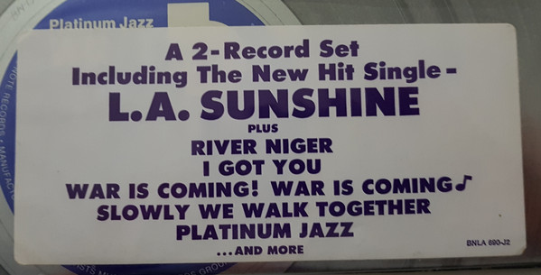 War - Platinum Jazz (2xLP, Album, Comp, Ter)