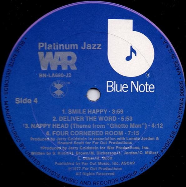 War - Platinum Jazz (2xLP, Album, Comp, Ter)