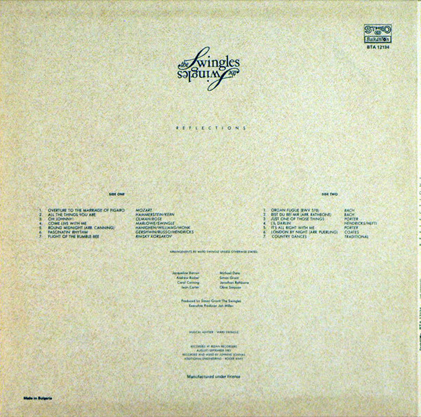 The Swingles - Reflections (LP, Album)