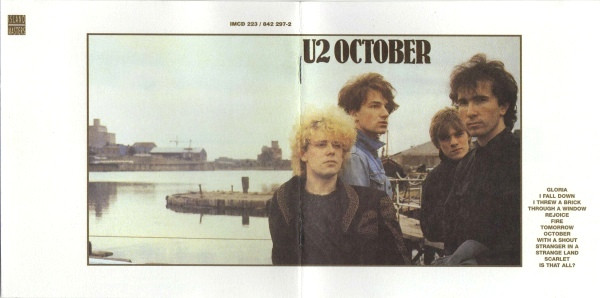 U2 - October (CD, Album, RE)