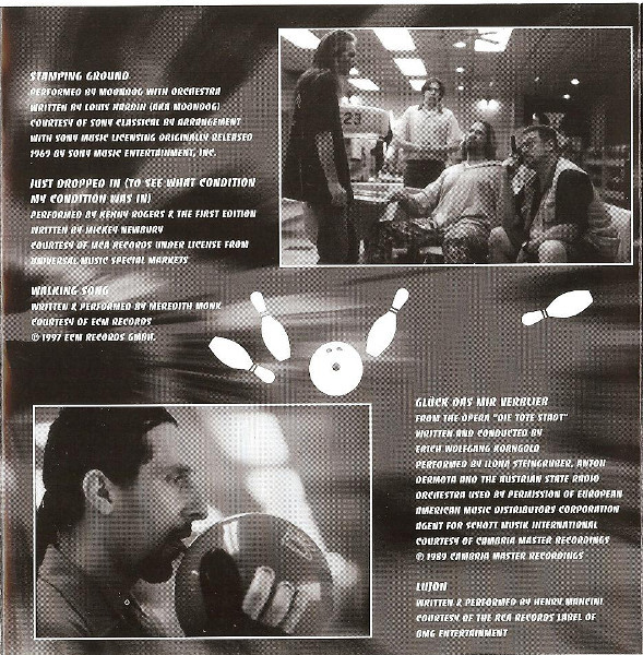 Various - The Big Lebowski (Original Motion Picture Soundtrack) (CD, Comp)