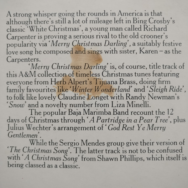 Various - Merry Christmas Darling (2xLP, Comp)