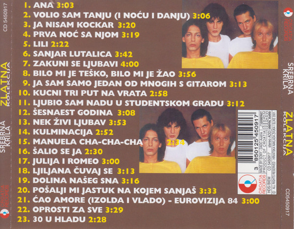 Srebrna Krila - Zlatna Kolekcija (CD, Comp)